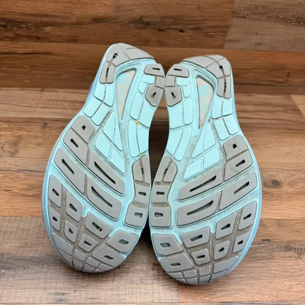 Topo Phantom 3 Womens Size 10 Gray Blue Athletic Workout Walking Shoes Sneakers